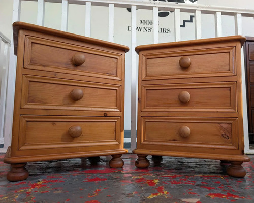 Vintage pair three - pair, drawer