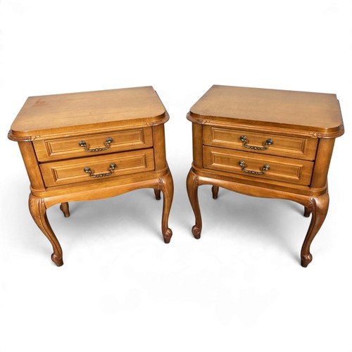 Pair bedside tables vintage - pair,