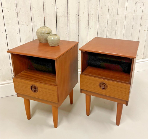 Pair vintage mid - mid, century