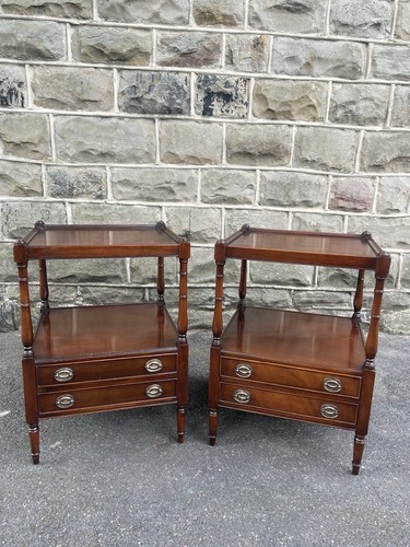Pair quality walnut draw - pair, 2