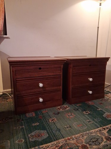 Nightstands handsome pair - nightstands, of
