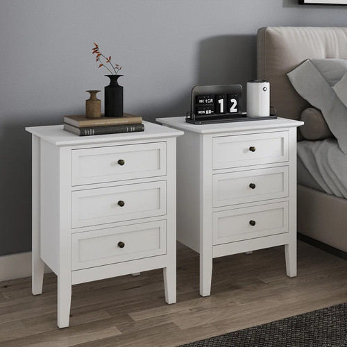 Pair drawer bedside - drawer,