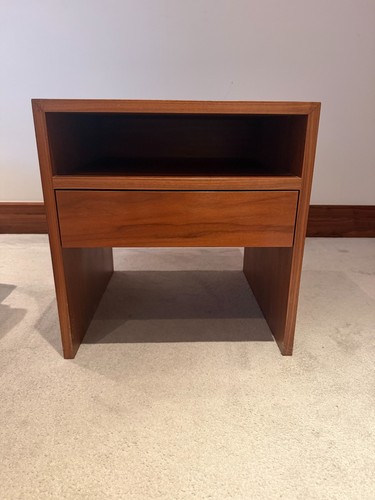 Pair modern wooden bedside - modern,
