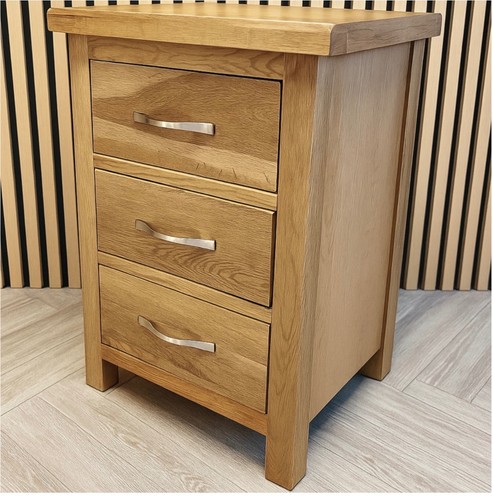 Oak drawer bedside - 3,
