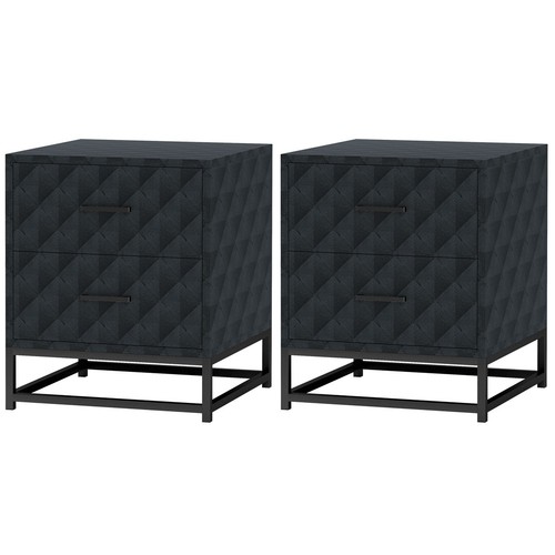 Pair bedside tables modern - of,