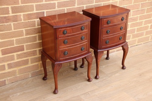 Pair mahogany queen - mahogany, anne