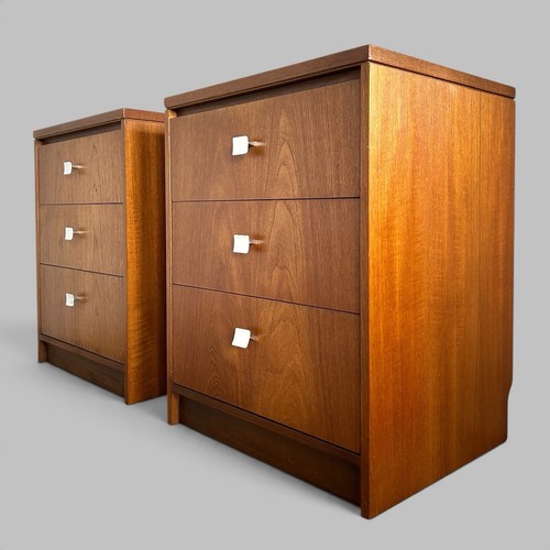 Pair mid century teak - mid-century,