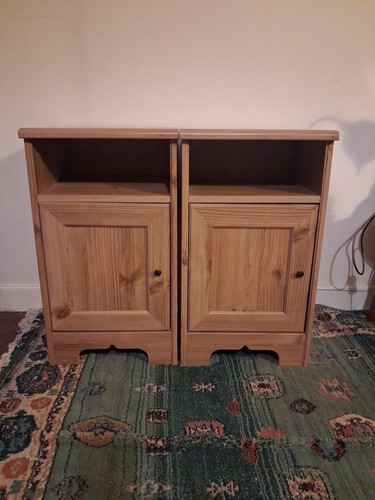 Bedside tables pair - bedside,