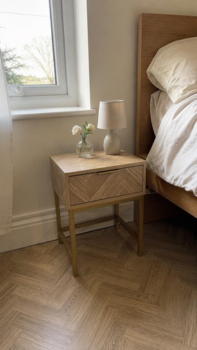 Set pair wood bedside - set,