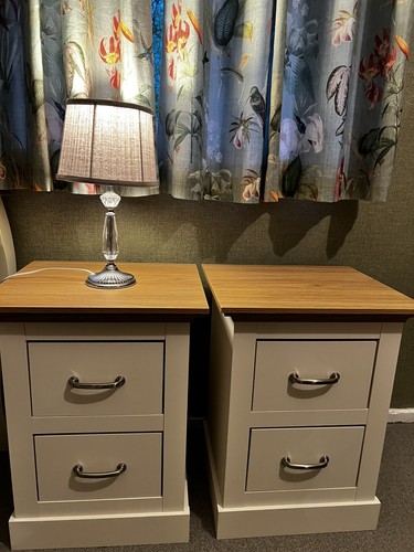 Pair brand new bedside - pair,