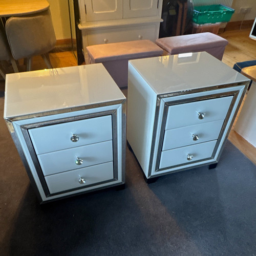 White matching pair drawer - white, 3-drawer