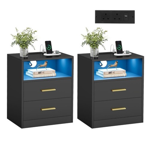 Vasagle pair bedside tables - vasagle,